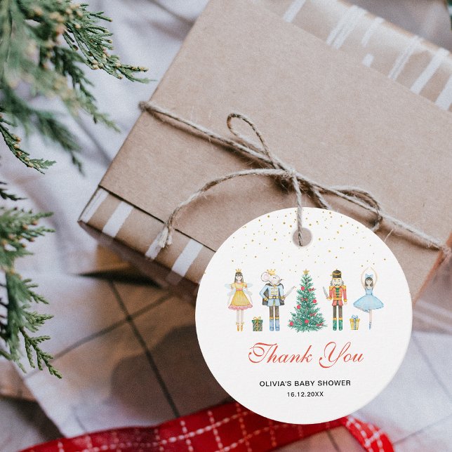Nutcracker Christmas Thank You Favour Tags (Creator Uploaded)