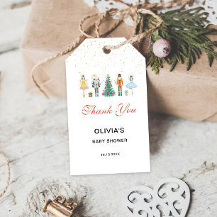 Nutcracker Christmas Thank You Gift Tags