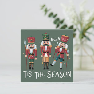 Nutcracker Christmas Tis the Season Group Xmas Holiday Card