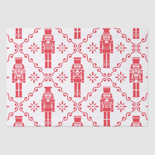 Nutcracker Christmas Tissue Paper (Front)