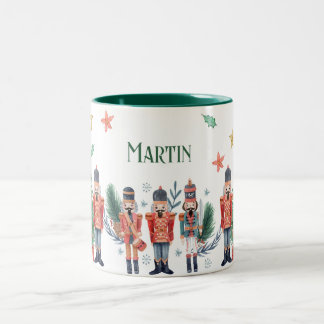 Nutcracker & Christmas Tree Festive Christmas Mug