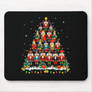 Nutcracker Christmas Tree Funny Xmas Men Women Kid Mouse Mat