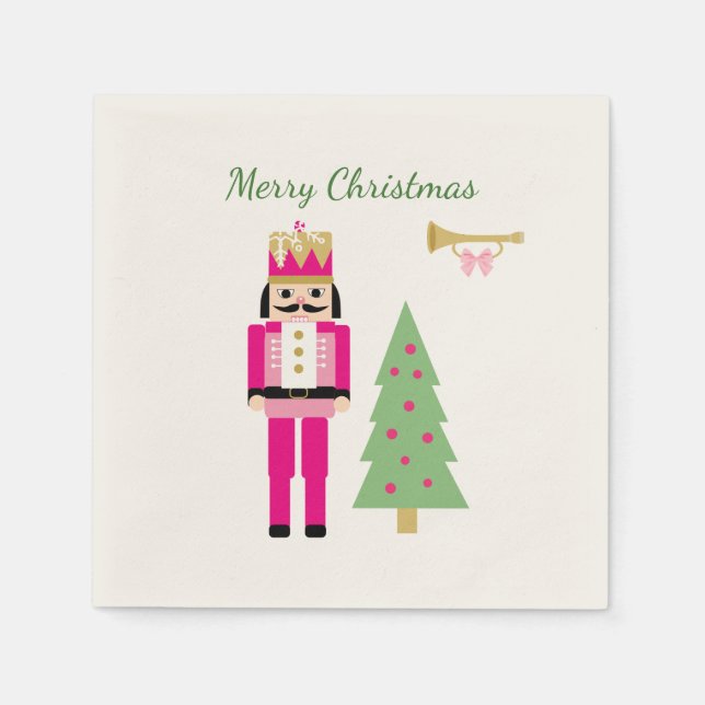 Nutcracker, Christmas tree Napkin (Front)