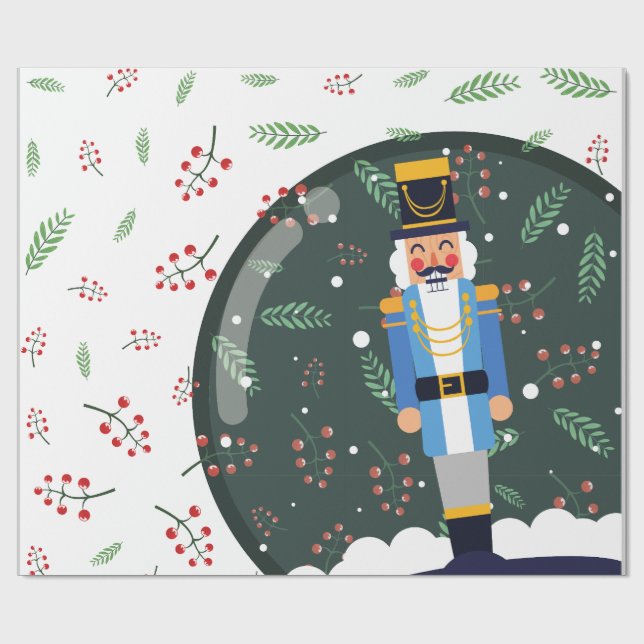 Nutcracker Christmas  Wrapping Paper (Flat)