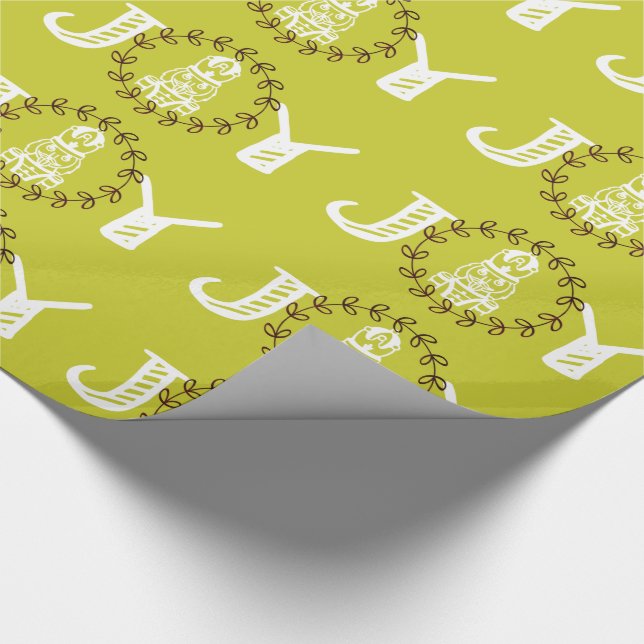Nutcracker Christmas Wrapping Paper (Corner)
