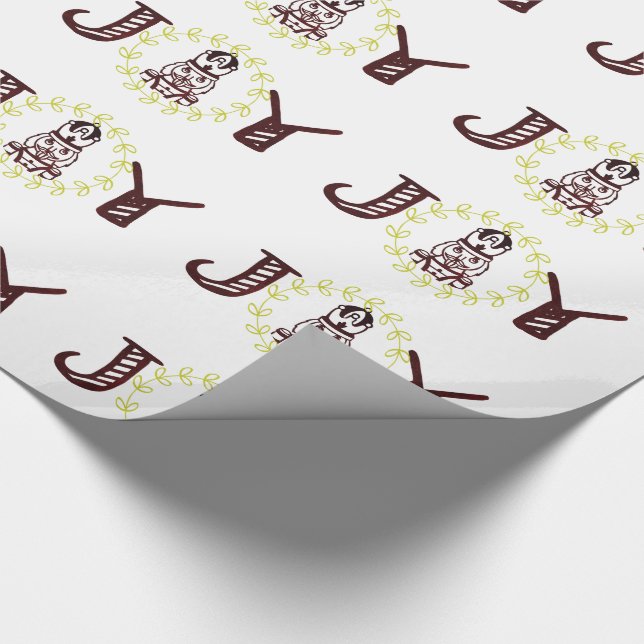 Nutcracker Christmas Wrapping Paper (Corner)