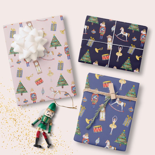 Nutcracker christmas wrapping paper sheet (Creator Uploaded)