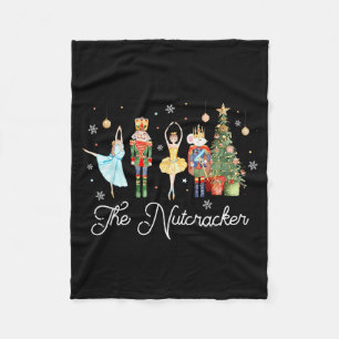 Nutcracker Christmas Xmas Family Matching Pajamas  Fleece Blanket