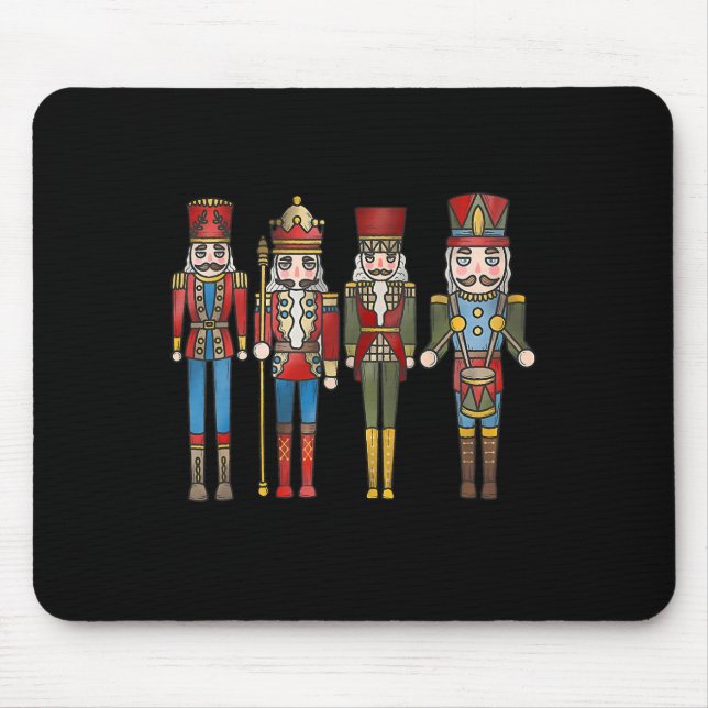 Nutcracker Christmas Xmas Family Matching Pyjamas  Mouse Mat (Front)