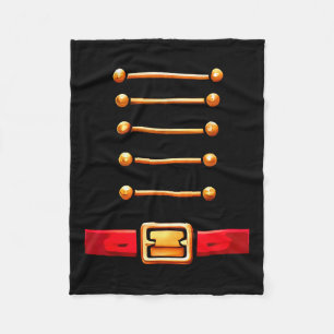 Nutcracker Costume Matching Toy Solider Women Kids Fleece Blanket