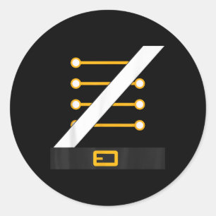 Nutcracker Costume Uniform Matching Toy Soldier Ha Classic Round Sticker