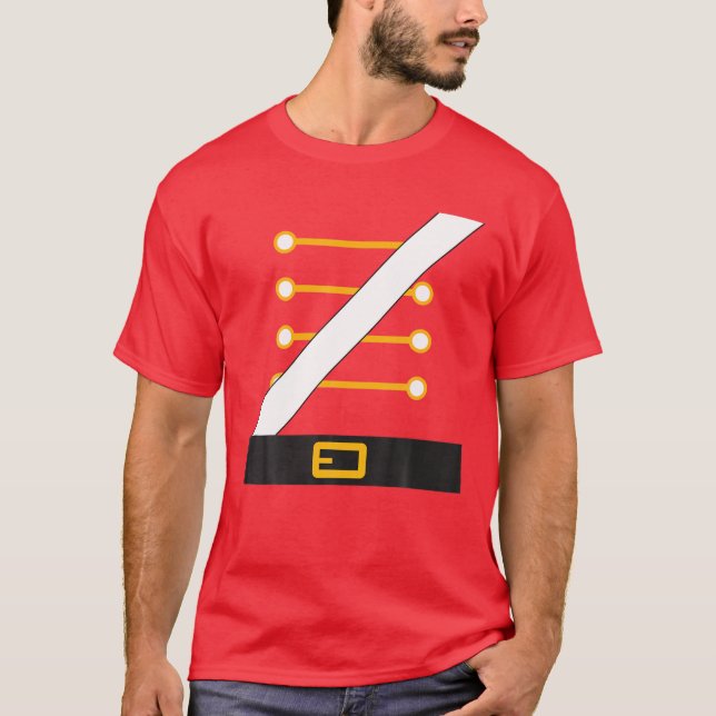 Nutcracker Costume Uniform Matching Toy Soldier Ha T-Shirt (Front)