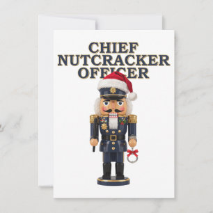 Nutcracker Curling Player Holiday Winter Sports Card