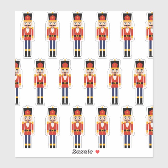 Nutcracker Custom-Cut Vinyl Sticker (Sheet)
