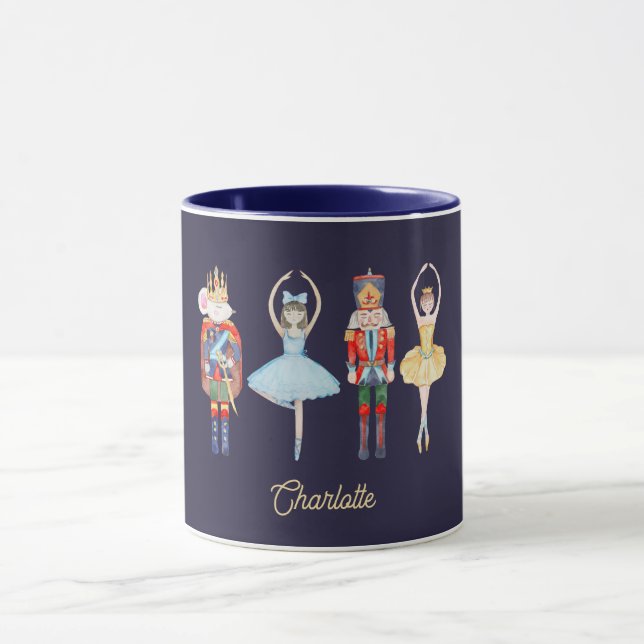Nutcracker custom name  mug (Center)