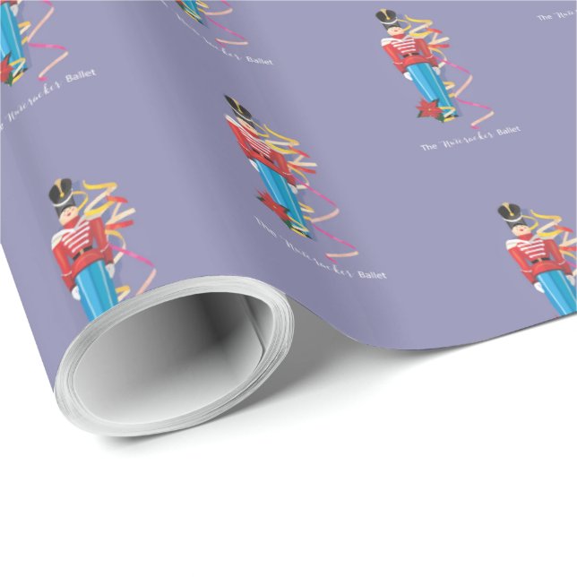 Nutcracker Dance Ballet Performance Congratulation Wrapping Paper (Roll Corner)