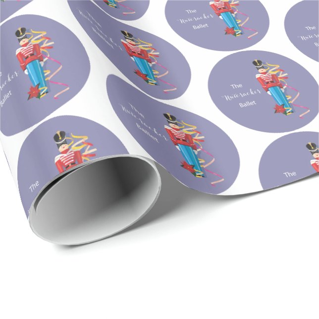 Nutcracker Dance Ballet Performance Congratulation Wrapping Paper (Roll Corner)
