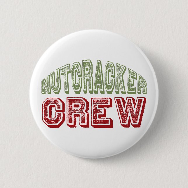 Nutcracker Dance Crew Design for Christmas 6 Cm Round Badge (Front)