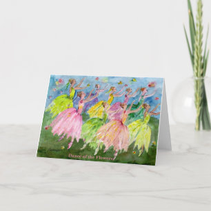 Nutcracker Dance of the Flowers Holiday Card