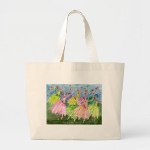 Nutcracker Dance of the Flowers Large Tote Bag