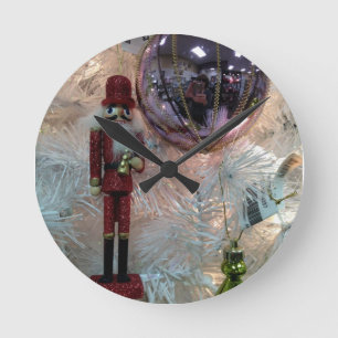 NUTCRACKER/DECORATIONS CHRISTMAS CLOCK