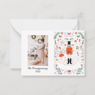 Nutcracker Design Photo Christmas Holiday Card