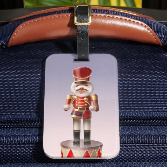 Nutcracker Dog Soldier Luggage Tag (Front Insitu 2)