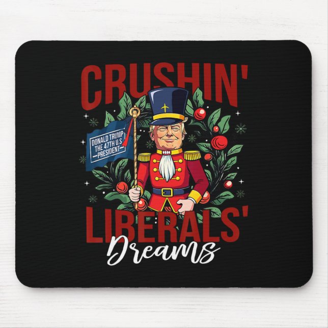 Nutcracker Donald Trump The 47th President Funny H Mouse Mat (Front)