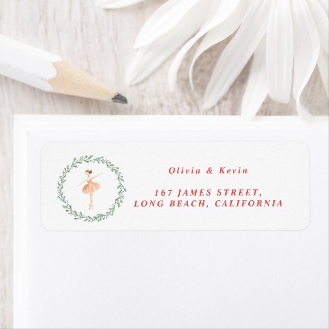 Nutcracker fairy watercolor cute Christmas Gif (Insitu)