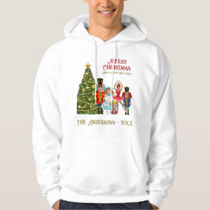 Nutcracker Family of Five Funny Merry Christmas  Hoodie