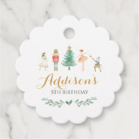 Nutcracker Favour Tag, Sugar Plum Fairy Favour Ta