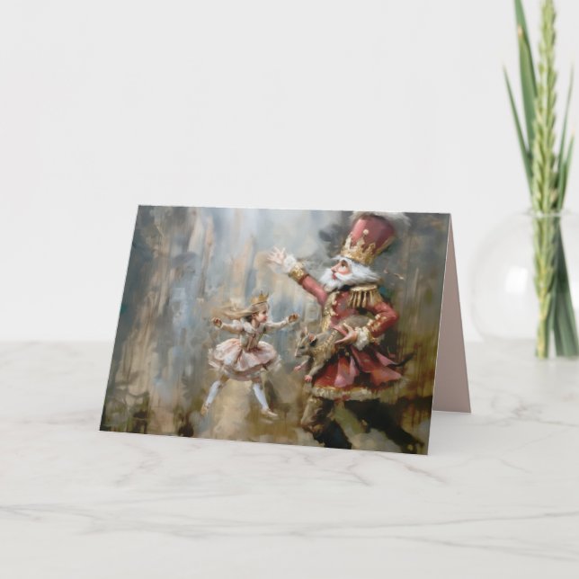 Nutcracker - Folded Greeting Card (Front)
