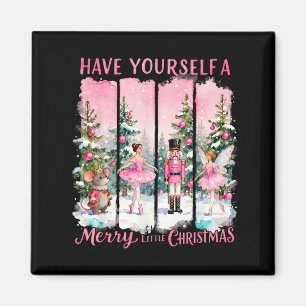 Nutcracker Friends Snow Globe Nk Coquette Bow Chri Magnet
