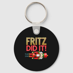 Nutcracker Fritz Did It Clara Funny Christmas Ball Key Ring