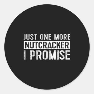 Nutcracker Gift Nutcracker Christmas Holiday  Classic Round Sticker