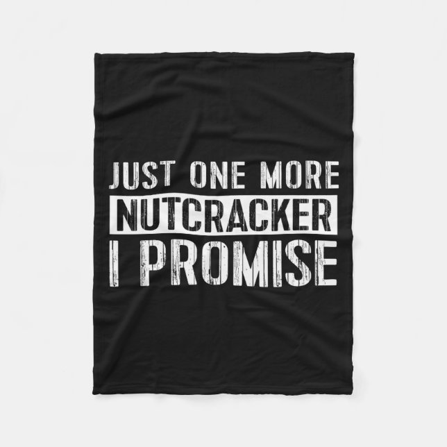 Nutcracker Gift Nutcracker Christmas Holiday  Fleece Blanket (Front)