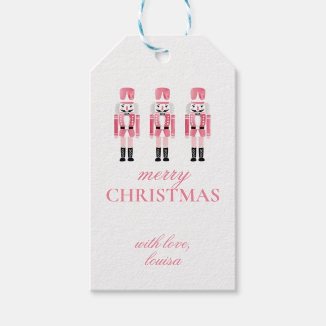 Nutcracker Gift Tags (Customisable) (Front)