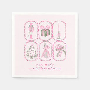Nutcracker Girl A Merry Little Bridal Shower Napkin