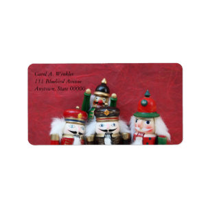 Nutcracker group on red label