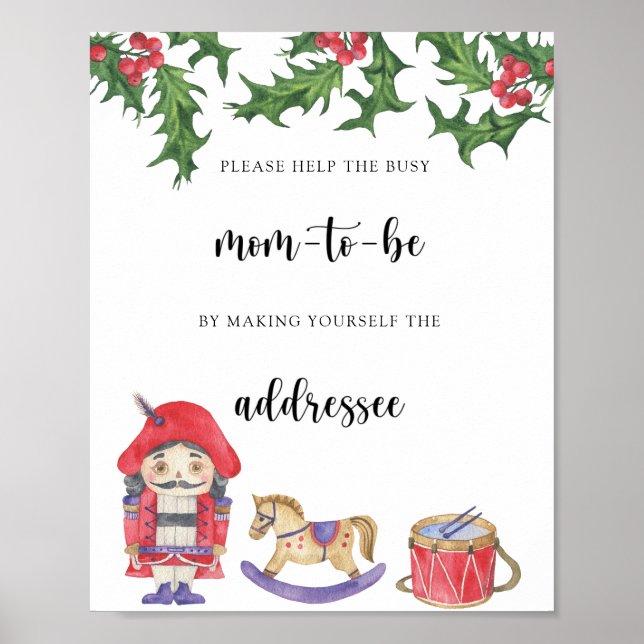 Nutcracker - Help the Busy Mum-to-Be Poster (Front)
