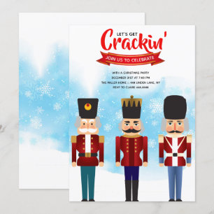 Nutcracker Holiday Christmas Invitation