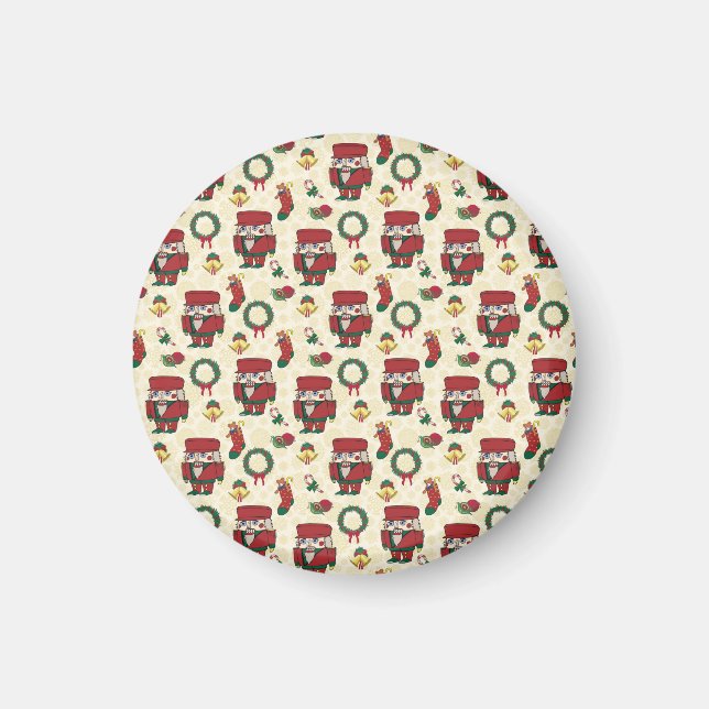 Nutcracker Holiday Christmas Magnet (Front)