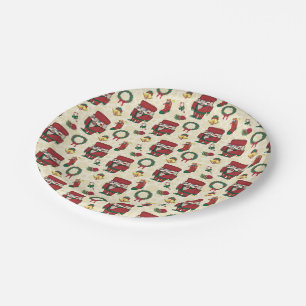 Nutcracker Holiday Christmas Paper Plate