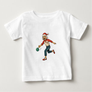 Nutcracker Holiday Game Thrower Casual Christmas Baby T-Shirt