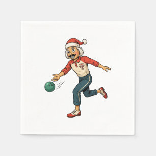 Nutcracker Holiday Game Thrower Casual Christmas Napkin