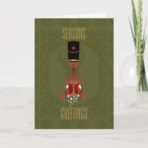 Nutcracker Holiday Gift Christmas Greeting Card