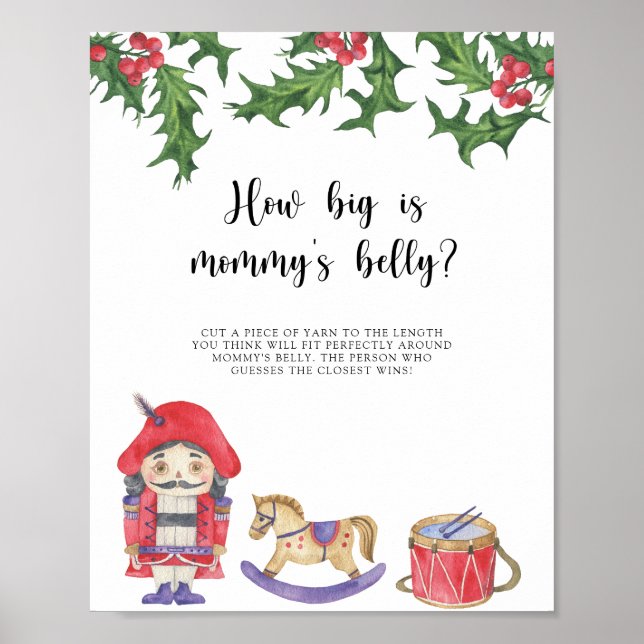 Nutcracker - How big is mummy's belly game Poster (Front)