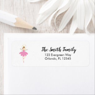 Nutcracker Illustration Christmas Address Label