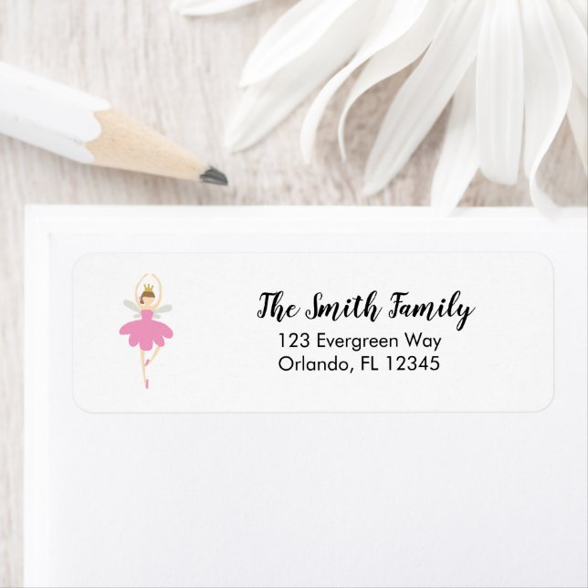 Nutcracker Illustration Christmas Address Label (Insitu)