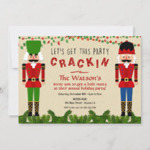 Nutcracker Invitations, Christmas Nutcracker